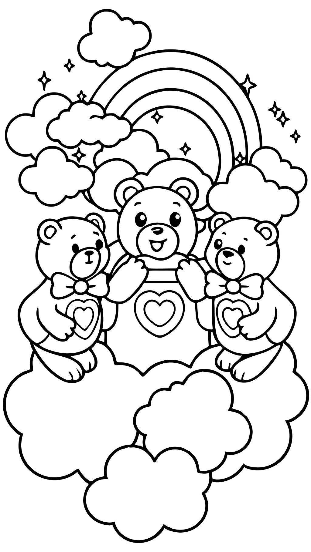 care bear coloring pages full